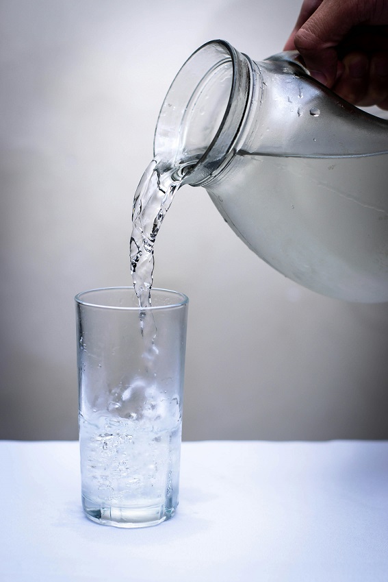 drinking water